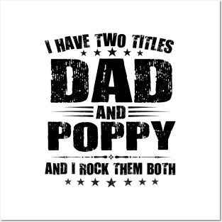 TWO TITLES DAD AND POPPY Posters and Art